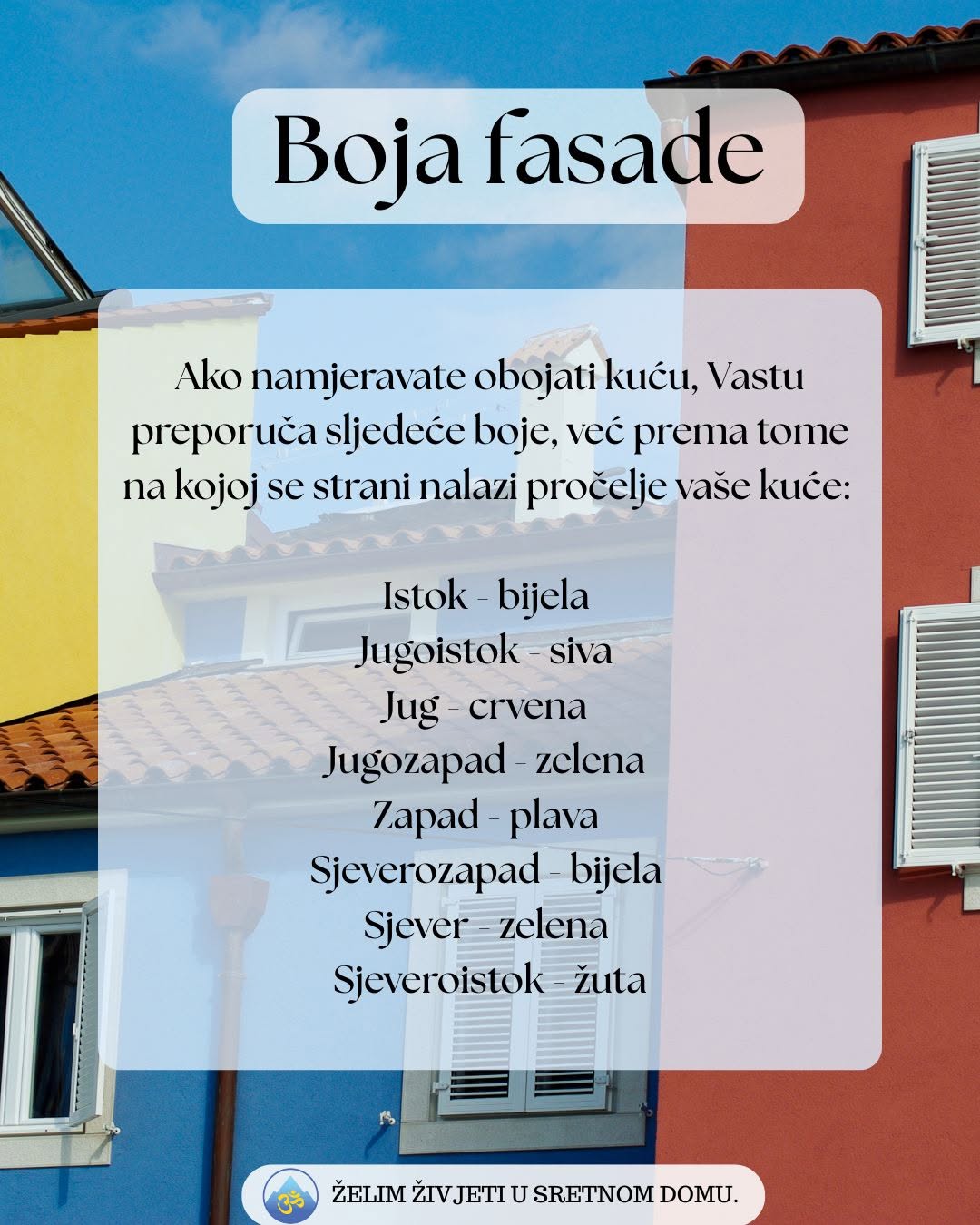 Odabir boje fasade